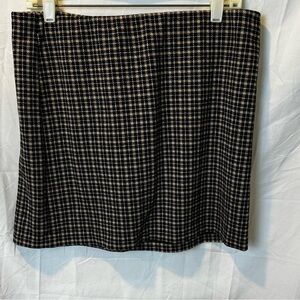 Women’s Plaid Mini Skirt Size L